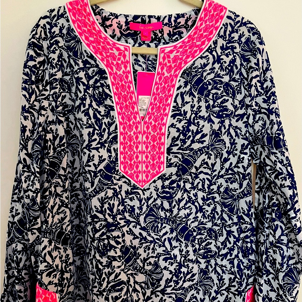 NWT - Lily Pulitzer Ocean Cove Tunic, Size Large